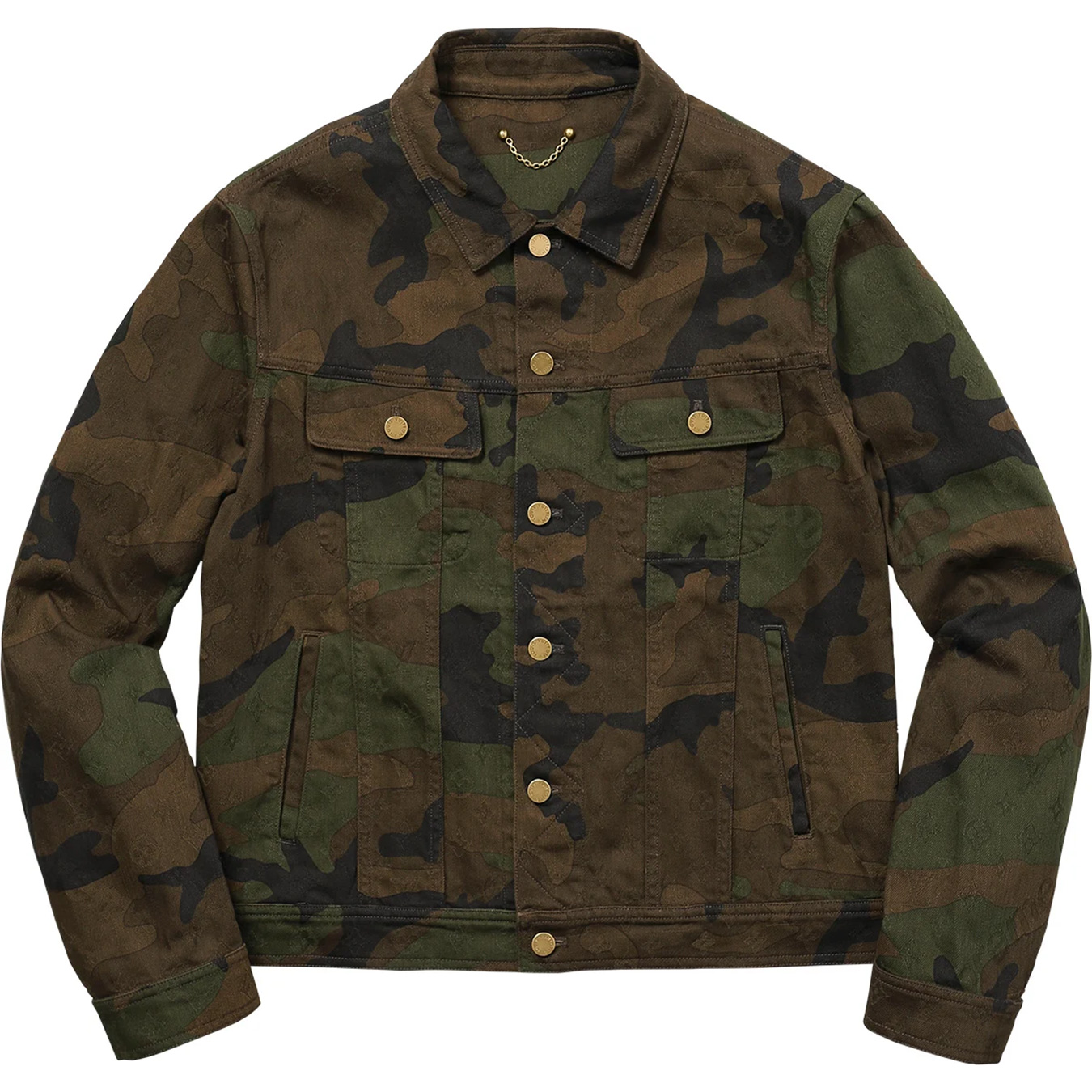 Louis Vuitton/Supreme Jacquard Denim Trucker Jacket view 3